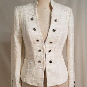 White House Black Market Lace Blazer